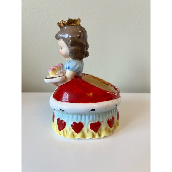 Napco 1956 Queen of Hearts Valentine Planter A1720F - Picture 2 of 12